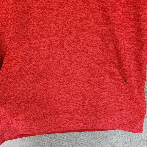 New Adidas Team Issue Fleece Hoodie Small Red Long Sleeve Climawarm - Picture 14 of 15